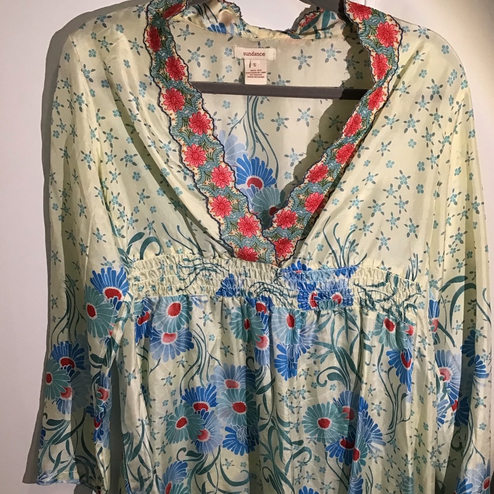 100% lightweight silk blouse